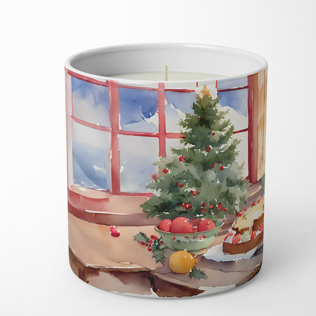 Bernese Mountain Dog Christmas Cookies Decorative Soy Candle Nature Soy Wax Essential Oil Home Decor Ideal for Bedroom Kitchen Bath Office Gift, 10 oz