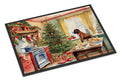 Boxer Christmas Cookies Doormat Indoor Outdoor 18H X 27W Front Door Mat Rugs for Entryway, Non Slip Washable
