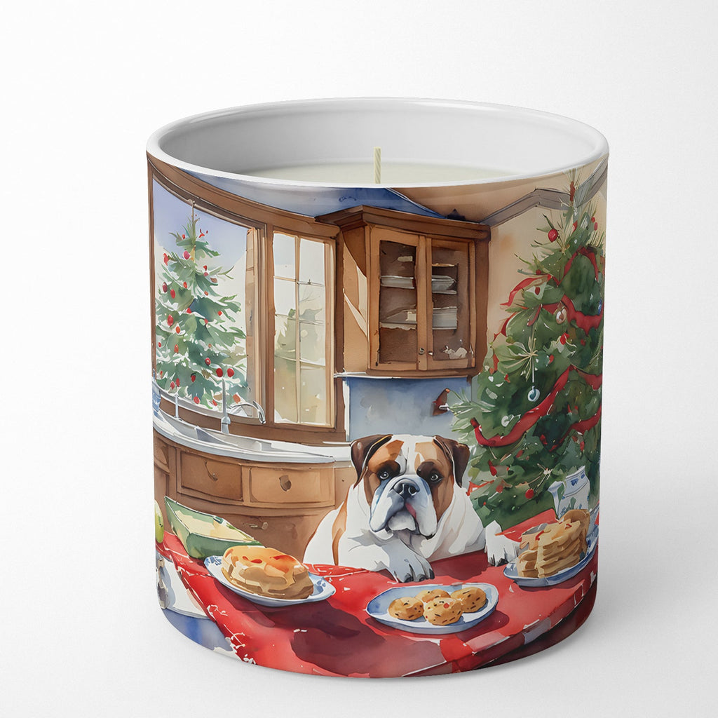 Boxer Christmas Cookies Decorative Soy Candle Nature Soy Wax Essential Oil Home Decor Ideal for Bedroom Kitchen Bath Office Gift, 10 oz
