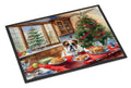 Boxer Christmas Cookies Doormat Indoor Outdoor 24H X 36W Front Door Mat Rugs for Entryway, Non Slip Washable Low Pile,