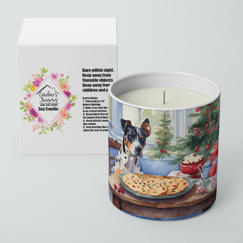 Catahoula Christmas Cookies Decorative Soy Candle Nature Soy Wax Essential Oil Home Decor Ideal for Bedroom Kitchen Bath Office Gift, 10 oz