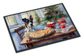 Catahoula Christmas Cookies Doormat Indoor Outdoor 24H X 36W Front Door Mat Rugs for Entryway, Non Slip Washable Low Pile,