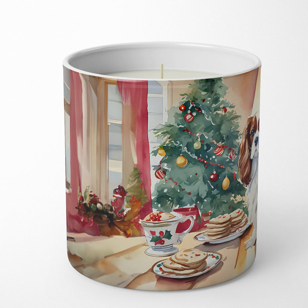 Cavalier Spaniel Christmas Cookies Decorative Soy Candle Nature Soy Wax Essential Oil Home Decor Ideal for Bedroom Kitchen Bath Office Gift, 10 oz