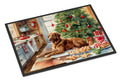 Chesapeake Bay Retriever Christmas Cookies Doormat Indoor Outdoor 18H X 27W Front Door Mat Rugs for Entryway, Non Slip Washable
