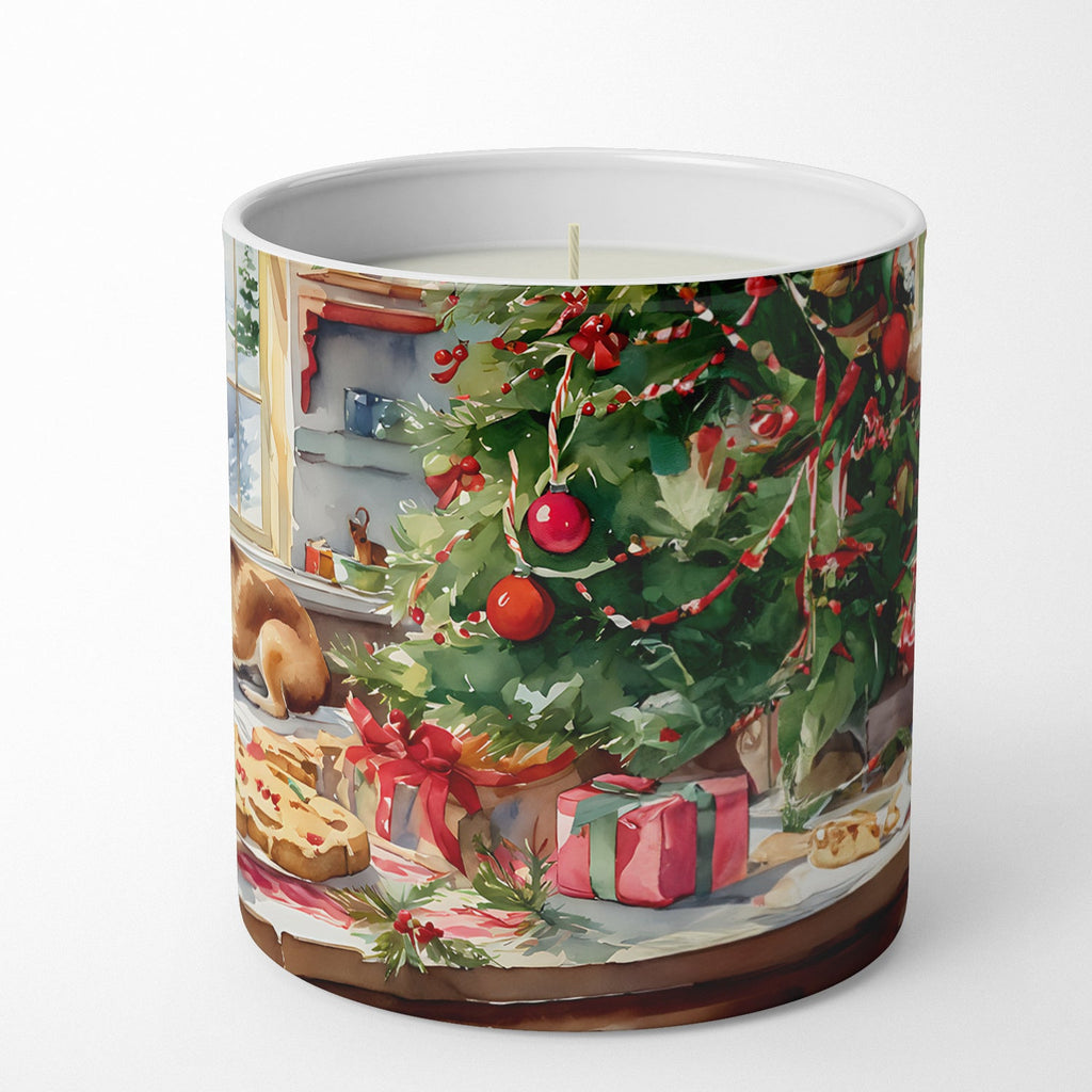 Chihuahua Christmas Cookies Decorative Soy Candle Nature Soy Wax Essential Oil Home Decor Ideal for Bedroom Kitchen Bath Office Gift, 10 oz