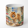 Chow Chow Christmas Cookies Decorative Soy Candle Nature Soy Wax Essential Oil Home Decor Ideal for Bedroom Kitchen Bath Office Gift, 10 oz