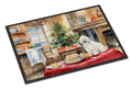 Coton De Tulear Christmas Cookies Doormat Indoor Outdoor 18H X 27W Front Door Mat Rugs for Entryway, Non Slip Washable