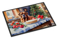 Dogue de Bordeaux Christmas Cookies Doormat Indoor Outdoor 24H X 36W Front Door Mat Rugs for Entryway, Non Slip Washable Low Pile,