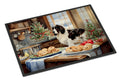 English Cocker Spaniel Christmas Cookies Doormat Indoor Outdoor 24H X 36W Front Door Mat Rugs for Entryway, Non Slip Washable Low Pile,