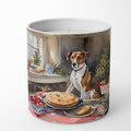 English Foxhound Christmas Cookies Decorative Soy Candle Nature Soy Wax Essential Oil Home Decor Ideal for Bedroom Kitchen Bath Office Gift, 10 oz