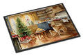 Golden Retriever Christmas Cookies Doormat Indoor Outdoor 24H X 36W Front Door Mat Rugs for Entryway, Non Slip Washable Low Pile,