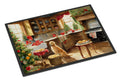 Golden Retriever Christmas Cookies Doormat Indoor Outdoor 24H X 36W Front Door Mat Rugs for Entryway, Non Slip Washable Low Pile,