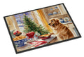 Golden Retriever Christmas Cookies Doormat Indoor Outdoor 18H X 27W Front Door Mat Rugs for Entryway, Non Slip Washable