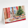Chinese Crested Christmas Cookies Greeting Cards Pack of 8 Blank Cards with Envelopes Whimsical A7 Size 5x7