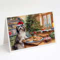 Havanese Christmas Cookies Greeting Cards Pack of 8 Blank Cards with Envelopes Whimsical A7 Size 5x7