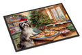 Havanese Christmas Cookies Doormat Indoor Outdoor 18H X 27W Front Door Mat Rugs for Entryway, Non Slip Washable