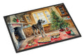 Irish Wolfhound Christmas Cookies Doormat Indoor Outdoor 24H X 36W Front Door Mat Rugs for Entryway, Non Slip Washable Low Pile,