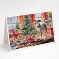 Italian Greyhound Christmas Cookies Greeting Cards Pack of 8 Blank Cards with Envelopes Whimsical A7 Size 5x7
