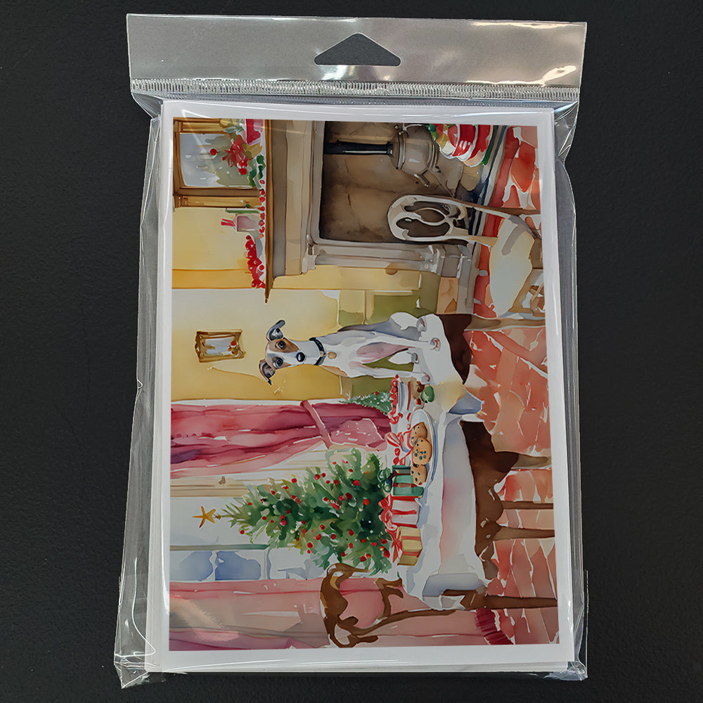 Italian Greyhound Christmas Cookies Greeting Cards Pack of 8 Blank Cards with Envelopes Whimsical A7 Size 5x7