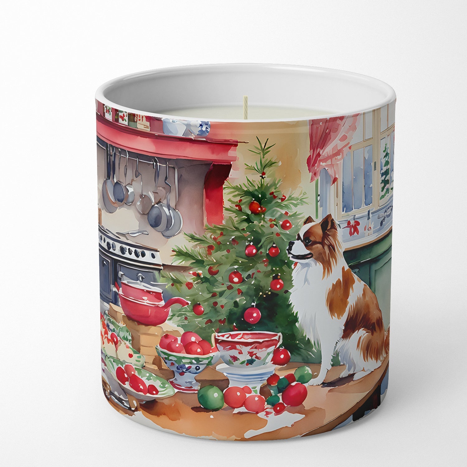 Japanese Chin Christmas Cookies Decorative Soy Candle Nature Soy Wax Essential Oil Home Decor Ideal for Bedroom Kitchen Bath Office Gift, 10 oz