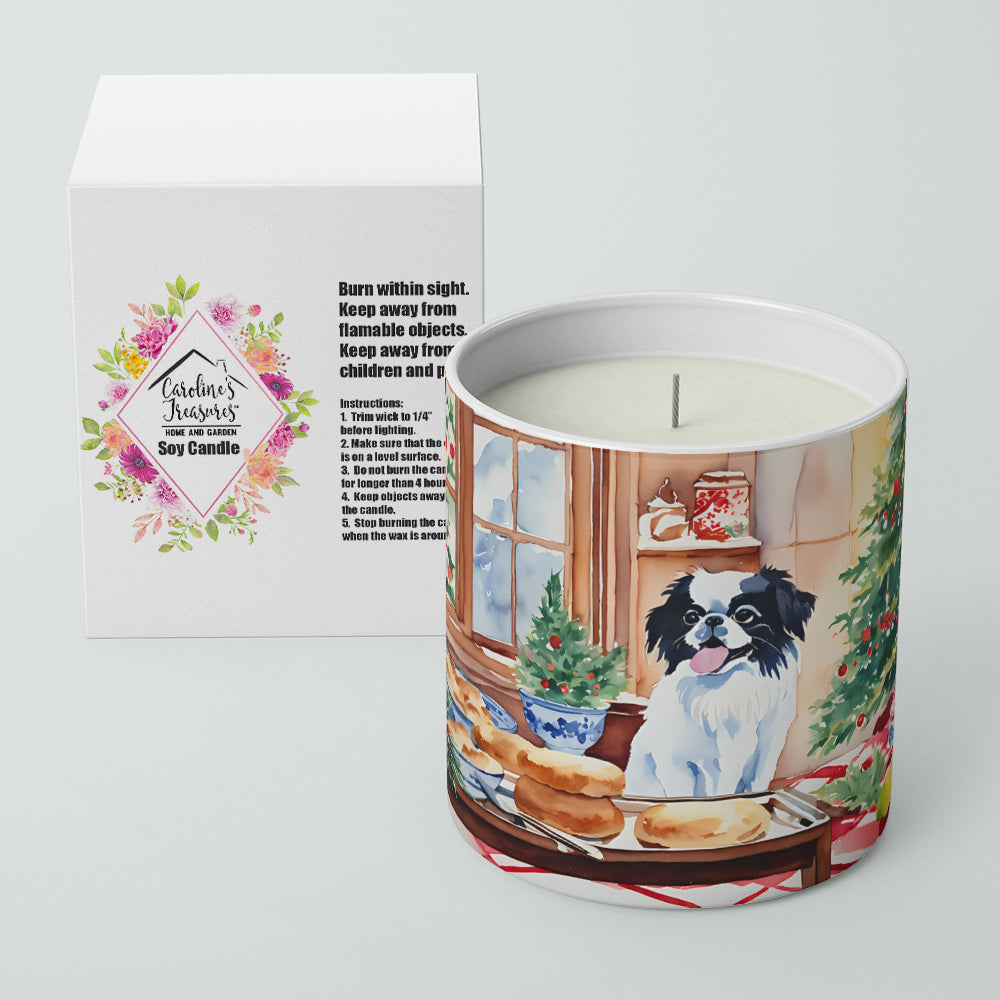 Japanese Chin Christmas Cookies Decorative Soy Candle Nature Soy Wax Essential Oil Home Decor Ideal for Bedroom Kitchen Bath Office Gift, 10 oz