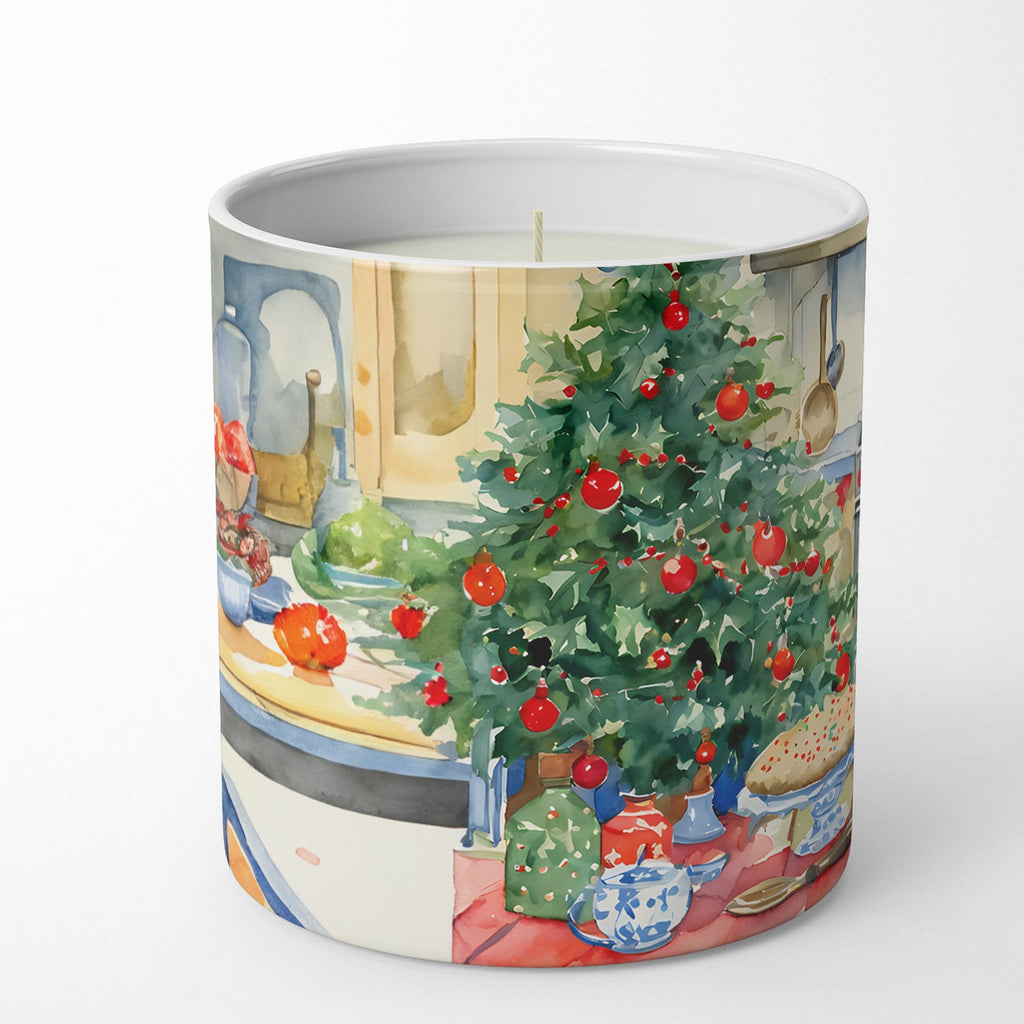 Kerry Blue Terrier Christmas Cookies Decorative Soy Candle Nature Soy Wax Essential Oil Home Decor Ideal for Bedroom Kitchen Bath Office Gift, 10 oz
