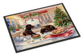 Labrador Retriever Christmas Cookies Doormat Indoor Outdoor 24H X 36W Front Door Mat Rugs for Entryway, Non Slip Washable Low Pile,
