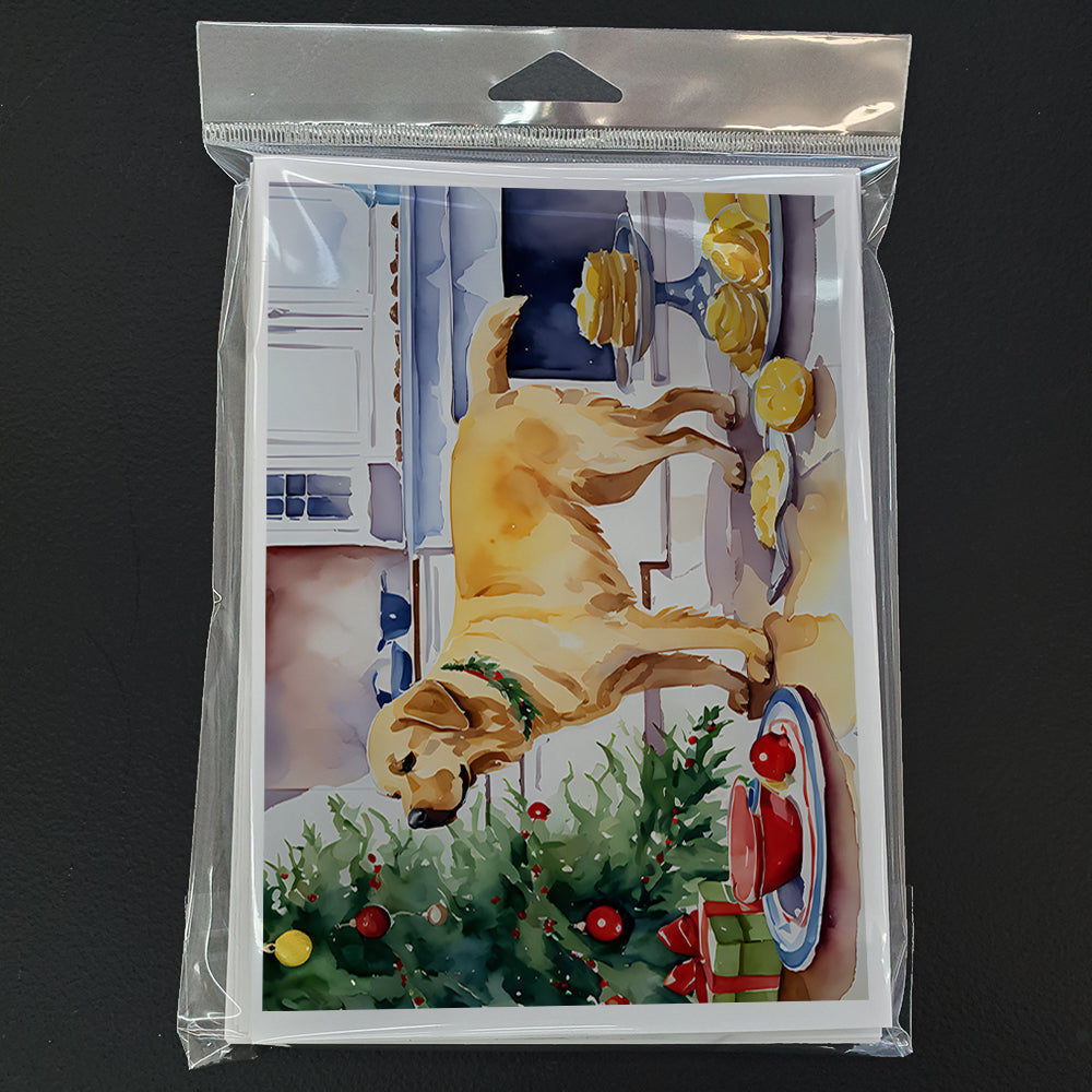 Labrador Retriever Christmas Cookies Greeting Cards Pack of 8 Blank Cards with Envelopes Whimsical A7 Size 5x7