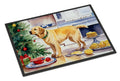 Labrador Retriever Christmas Cookies Doormat Indoor Outdoor 18H X 27W Front Door Mat Rugs for Entryway, Non Slip Washable