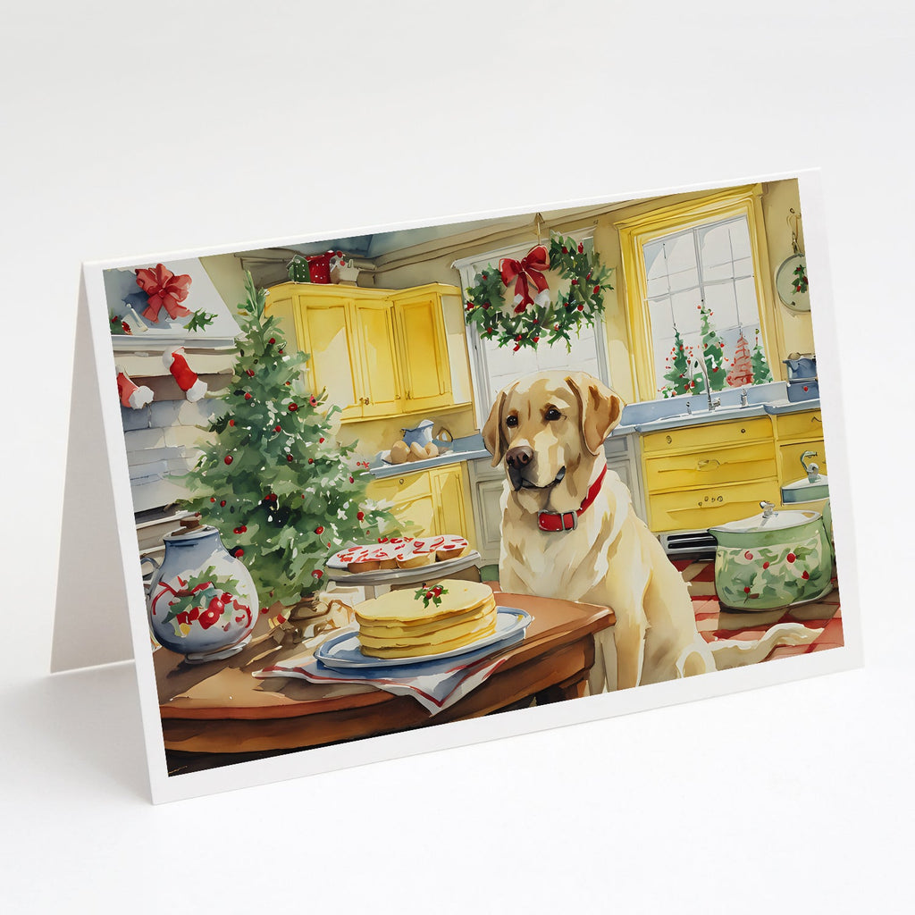 Labrador Retriever Christmas Cookies Greeting Cards Pack of 8 Blank Cards with Envelopes Whimsical A7 Size 5x7