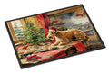 Lakeland Terrier Christmas Cookies Doormat Indoor Outdoor 24H X 36W Front Door Mat Rugs for Entryway, Non Slip Washable Low Pile,