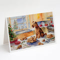 Lakeland Terrier Christmas Cookies Greeting Cards Pack of 8 Blank Cards with Envelopes Whimsical A7 Size 5x7