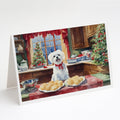 Maltese Christmas Cookies Greeting Cards Pack of 8 Blank Cards with Envelopes Whimsical A7 Size 5x7