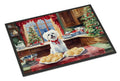 Maltese Christmas Cookies Doormat Indoor Outdoor 24H X 36W Front Door Mat Rugs for Entryway, Non Slip Washable Low Pile,