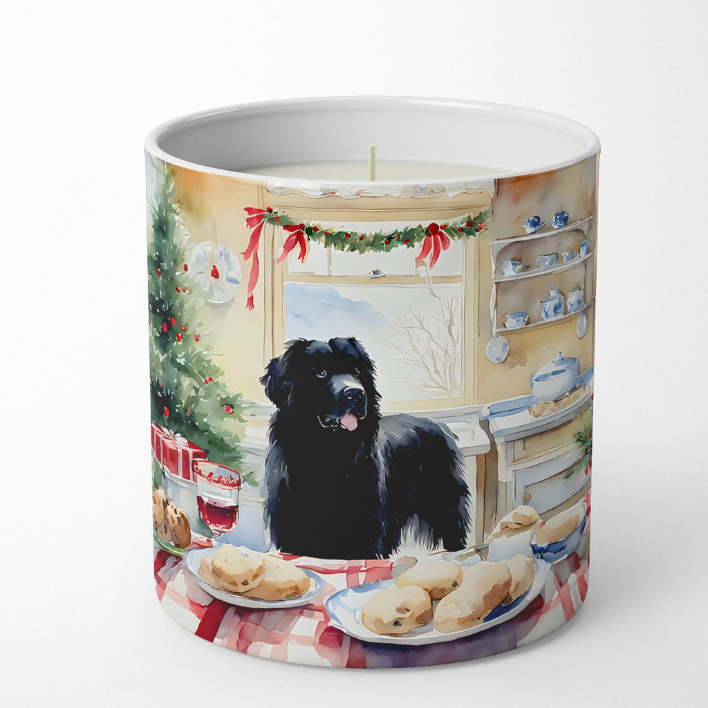 Newfoundland Christmas Cookies Decorative Soy Candle Nature Soy Wax Essential Oil Home Decor Ideal for Bedroom Kitchen Bath Office Gift, 10 oz
