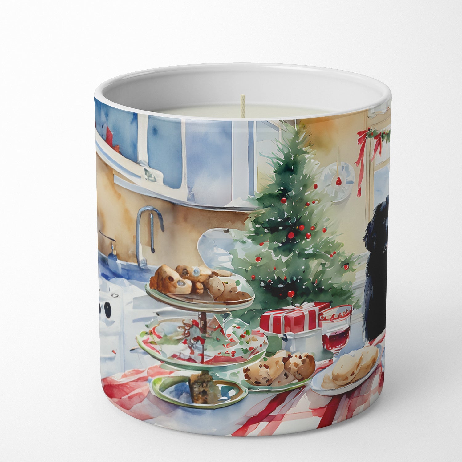 Newfoundland Christmas Cookies Decorative Soy Candle Nature Soy Wax Essential Oil Home Decor Ideal for Bedroom Kitchen Bath Office Gift, 10 oz