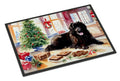 Newfoundland Christmas Cookies Doormat Indoor Outdoor 24H X 36W Front Door Mat Rugs for Entryway, Non Slip Washable Low Pile,