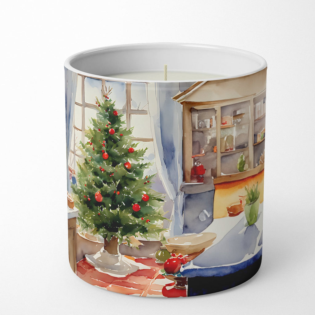 Norwich Terrier Christmas Cookies Decorative Soy Candle Nature Soy Wax Essential Oil Home Decor Ideal for Bedroom Kitchen Bath Office Gift, 10 oz