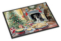 Schnauzer Christmas Cookies Doormat Indoor Outdoor 24H X 36W Front Door Mat Rugs for Entryway, Non Slip Washable Low Pile,