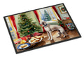Weimaraner Christmas Cookies Doormat Indoor Outdoor 24H X 36W Front Door Mat Rugs for Entryway, Non Slip Washable Low Pile,