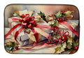 Wrapped Christmas Presents with Ribbon Dish Drying Mat Absorbent Dish Drying Mat Pad for Kitchen Counter Dish Drainer Mat for Countertop, 14 x 21", Multicolor