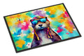 Hippie Animal Otter Doormat Indoor Outdoor 24H X 36W Front Door Mat Rugs for Entryway, Non Slip Washable Low Pile,