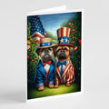 All American Brussels Griffon Greeting Cards Pack of 8 Blank Cards with Envelopes Whimsical A7 Size 5x7