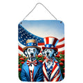 All American Dalmatian Wall or Door Hanging Prints Aluminum Metal Sign Kitchen Wall Bar Bathroom Plaque Home Decor Front Door Plaque, 12x16, Multicolor