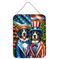 All American Greater Swiss Mountain Dog Wall or Door Hanging Prints Aluminum Metal Sign Kitchen Wall Bar Bathroom Plaque Home Decor Front Door Plaque, 12x16, Multicolor