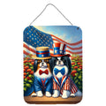 All American Japanese Chin Wall or Door Hanging Prints Aluminum Metal Sign Kitchen Wall Bar Bathroom Plaque Home Decor Front Door Plaque, 12x16, Multicolor