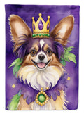 Papillon King of Mardi Gras Garden Flag Mailbox Decorative Yard Banner Outside Patio Artwork for Flower Beds, Garden Size, Multicolor