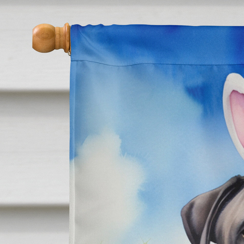Cane Corso Easter Egg Hunt House Flag 28x40 Porch Sleeve Pole Decorative Outside Yard Banner Artwork Wall Hanging, Polyester