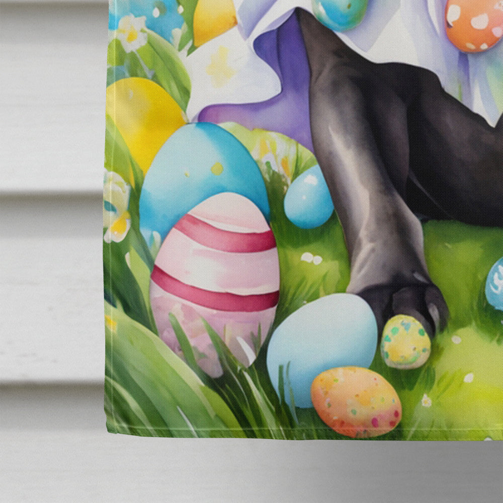Cane Corso Easter Egg Hunt House Flag 28x40 Porch Sleeve Pole Decorative Outside Yard Banner Artwork Wall Hanging, Polyester