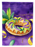King Cake Mardi Gras Garden Flag Mailbox Decorative Yard Banner Outside Patio Artwork for Flower Beds, Garden Size, Multicolor